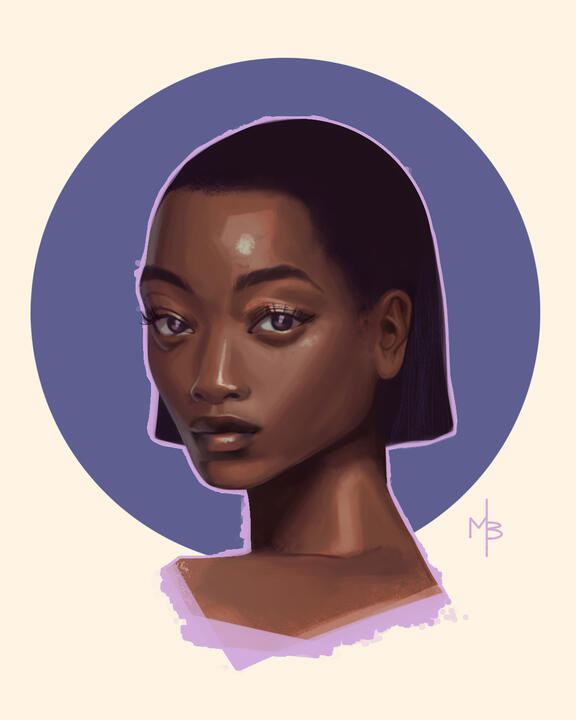 Portrait—Purple Portrait—Purple