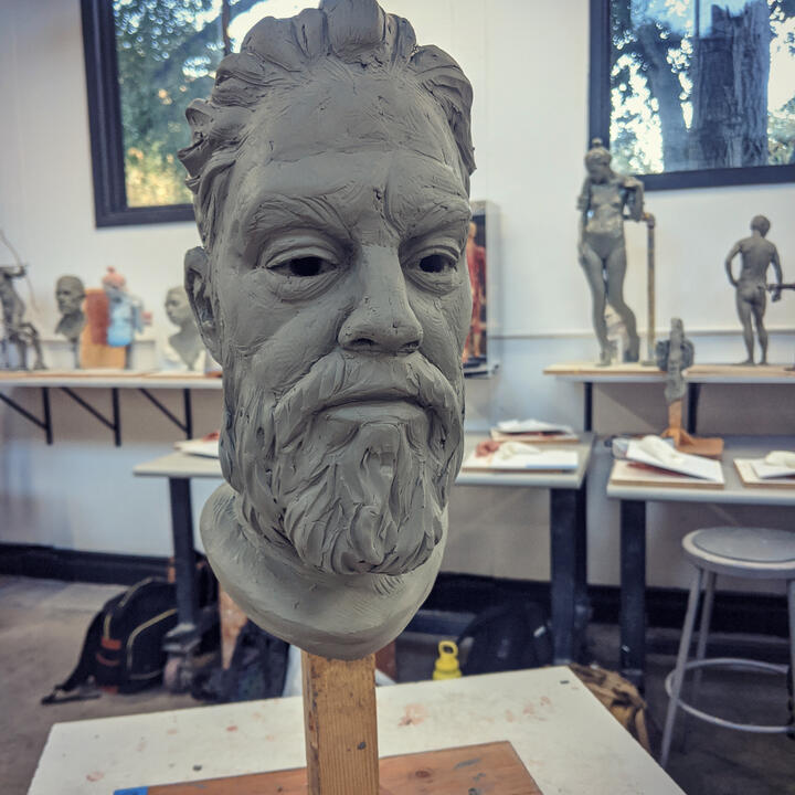 Portrait Sculpture (Not a sketch but I love him) Portrait Sculpture (Not a sketch but I love him)