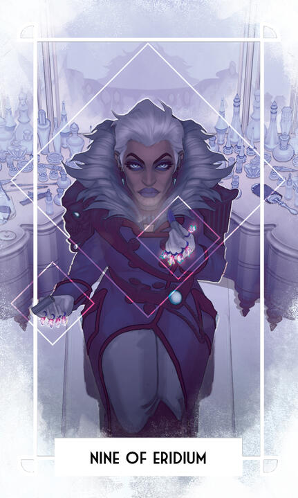 Nine of Coins (Fanart) Submission to a Borderslands tarot card fan project